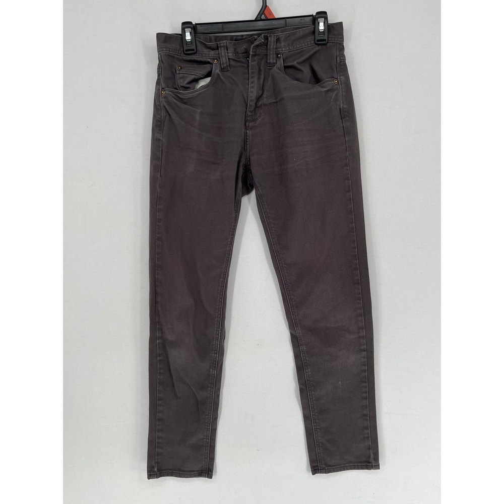 Empyre Verge Slim Fit Pants Mens 28 Charcoal Gray Stretch Cotton Denim 3121